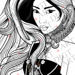 a-picture-for-a-coloring-book-of-a-head-of-beautiful-philippino-girl