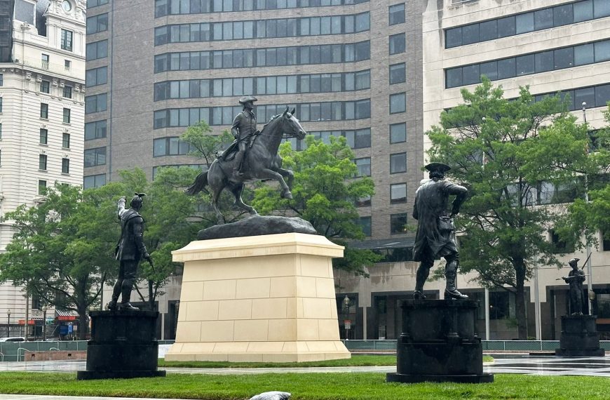 Trump Re-Erects Monument of Enslaver Removed in 2020