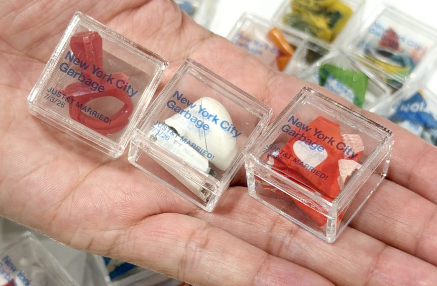 Artist Sells $25 Trash Souvenirs Found Outside Taylor Swift’s Wedding