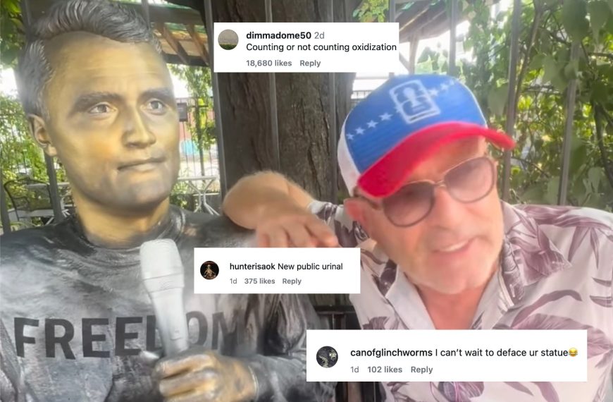 Artist’s Planned Monument to Charlie Kirk Gets Trolled Online
